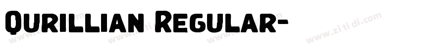 Qurillian Regular字体转换